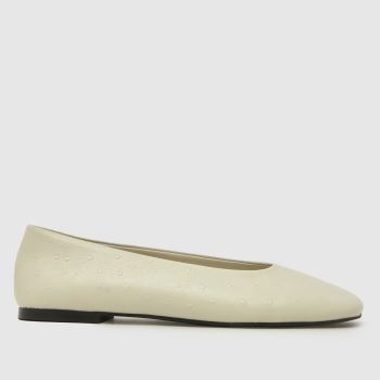 schuh Weiß Lilah Leather Ballet Damen Flats