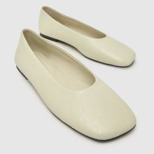 schuh Lilah Leather Ballet in White schuh Lilah Leather Ballet,3 of 4