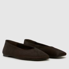 schuh Lilah Hair-On Leather Ballet in Brown schuh Lilah Hair-On Leather Ballet,2 of 4