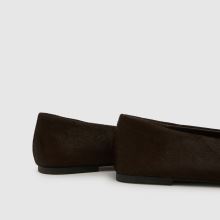 schuh Lilah Hair-On Leather Ballet in Brown schuh Lilah Hair-On Leather Ballet,4 of 4
