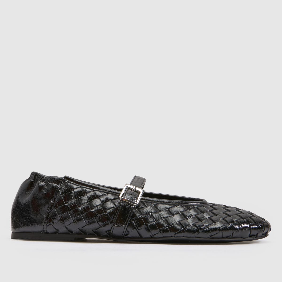schuh Legacy Woven Ballet in Black schuh Legacy Woven Ballet