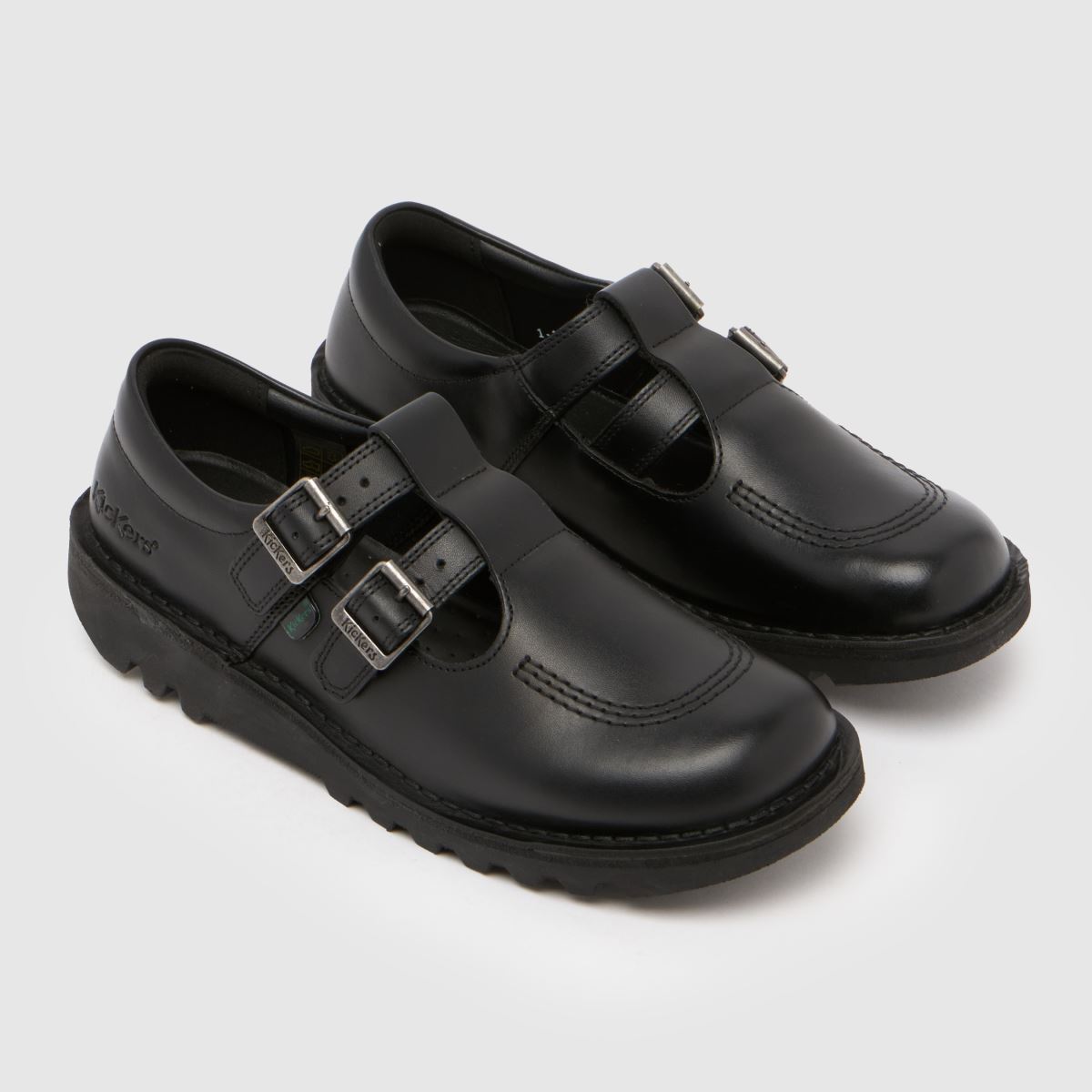 Kickers Double T-Bar in Black Kickers Double T-Bar 4