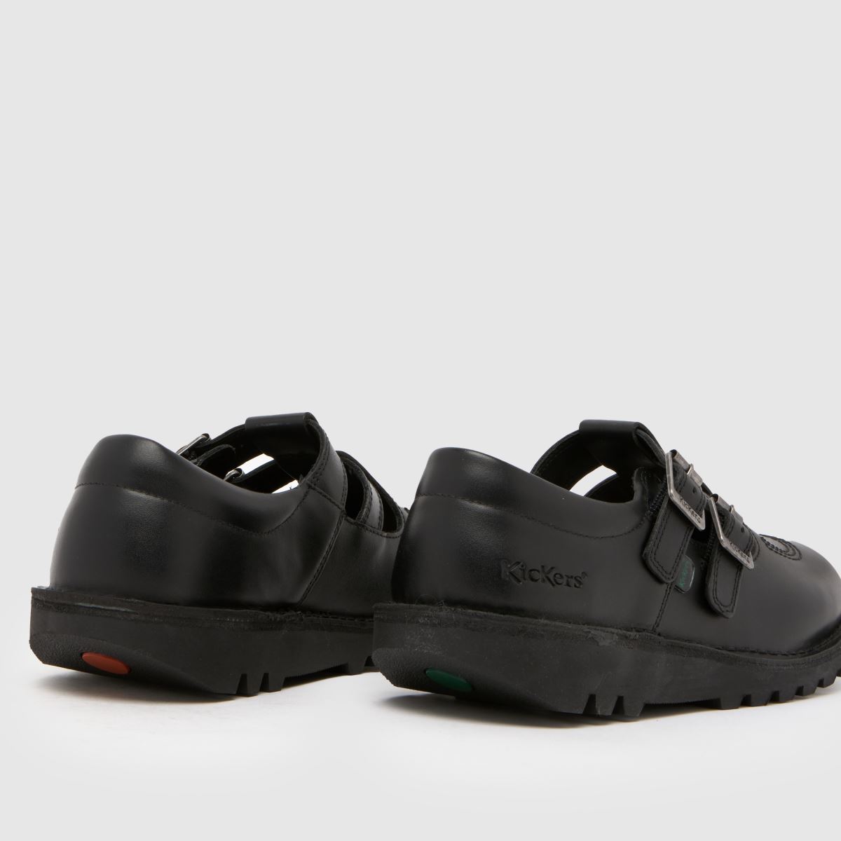 Kickers Double T-Bar in Black Kickers Double T-Bar 7