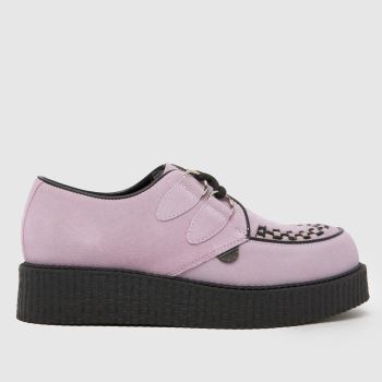 UNDERGROUND Lilac Original Wulfrun Creeper Womens Flats