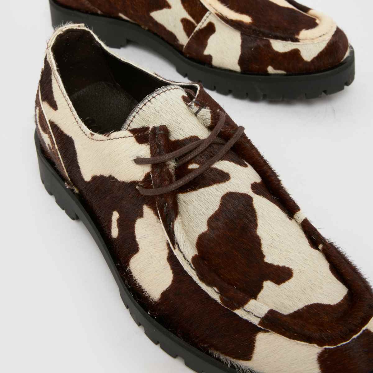schuh Lawrie Mocassin in White & Brown schuh Lawrie Mocassin 4