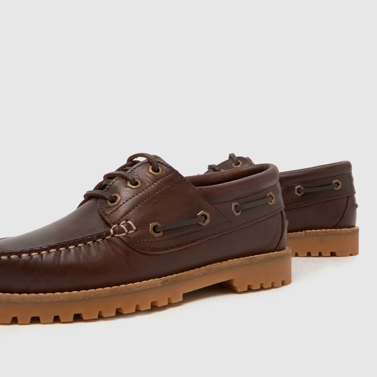 schuh Lovington Leather Boat in Brown schuh Lovington Leather Boat 7
