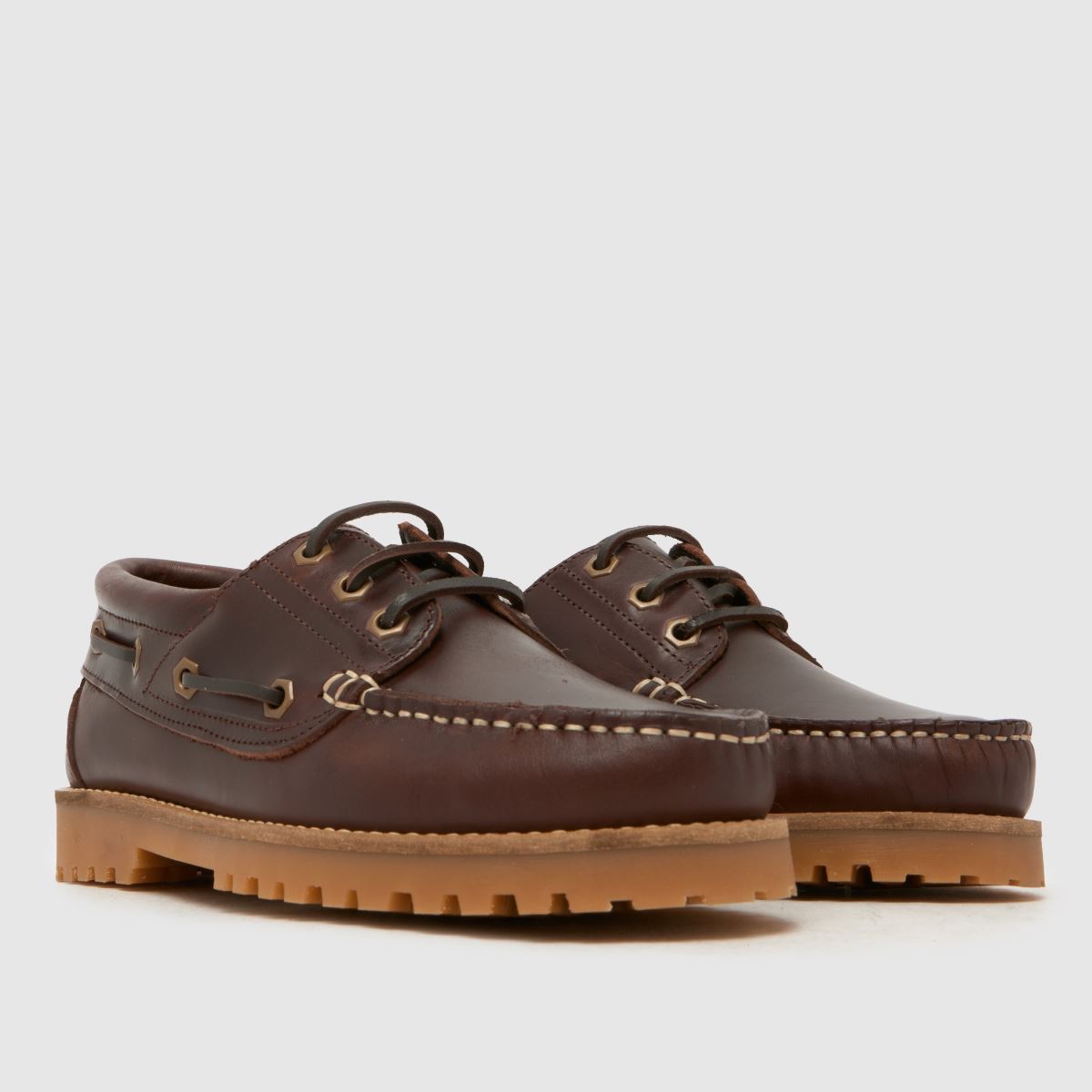 schuh Lovington Leather Boat in Brown schuh Lovington Leather Boat 8