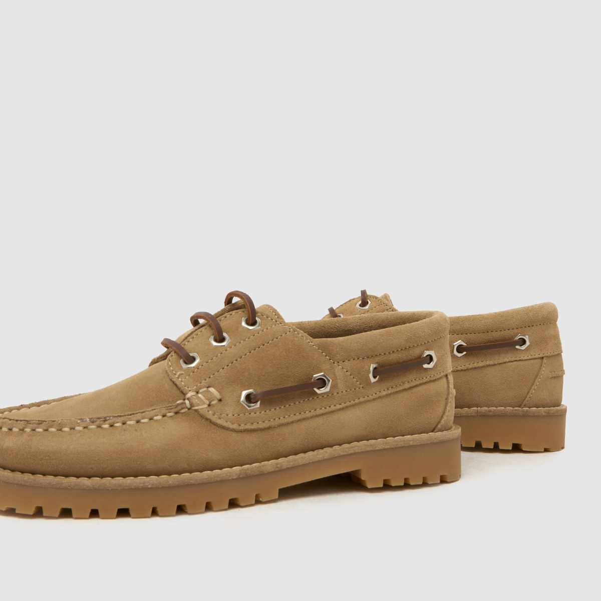 schuh Lovington Suede Boat in Taupe schuh Lovington Suede Boat 7