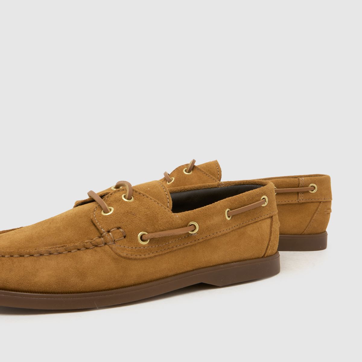 schuh Luton Suede Boat in Tan schuh Luton Suede Boat 7
