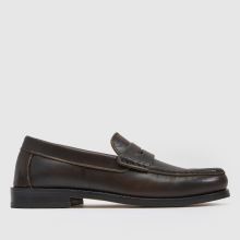 schuh Lilliet Leather Loafer in Brown schuh Lilliet Leather Loafer,1 of 4
