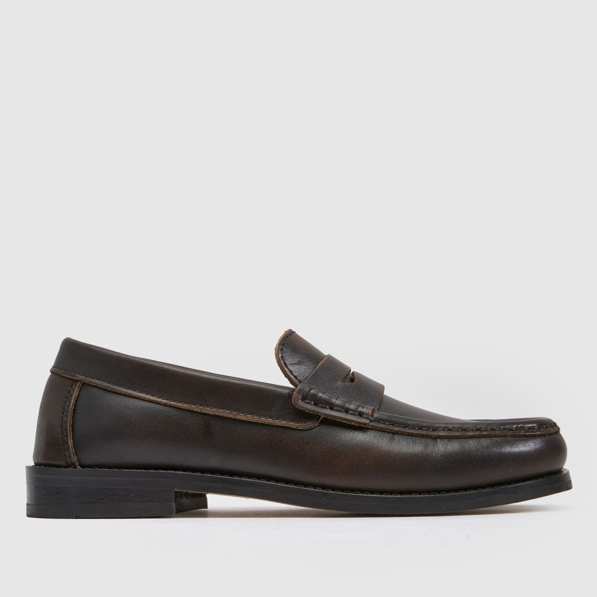 schuh Lilliet Leather Loafer in Brown schuh Lilliet Leather Loafer