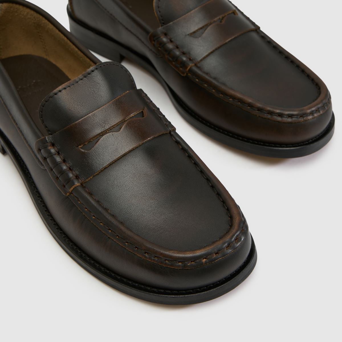 schuh Lilliet Leather Loafer in Brown schuh Lilliet Leather Loafer 4