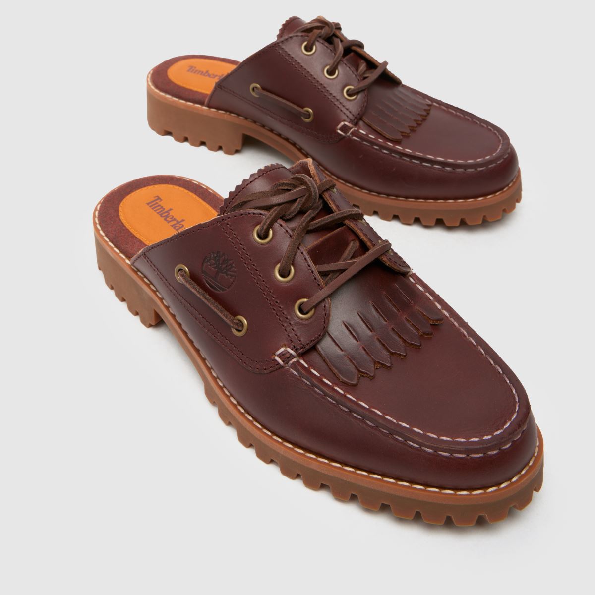 Timberland Noreen Mule in Burgundy Timberland Noreen Mule 4