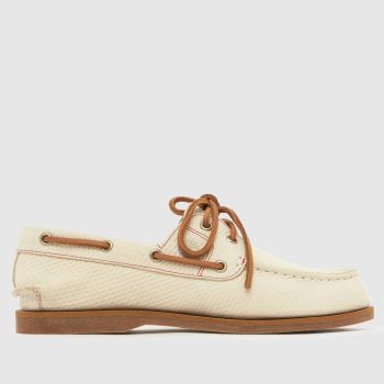 Timberland Beige Classic Boat Womens Flats