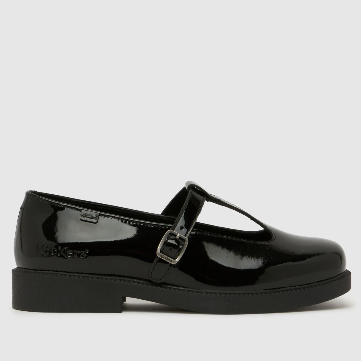 Kickers Maisey T Bar Flats in Black