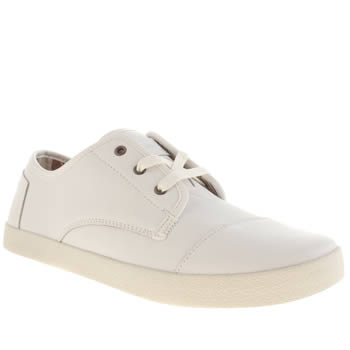 Womens Toms White Paseos Flat Shoes Womens Toms White Paseos Flat Shoes