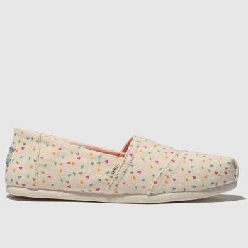 toms stone & pink alpargata flat shoes toms stone & pink alpargata flat shoes