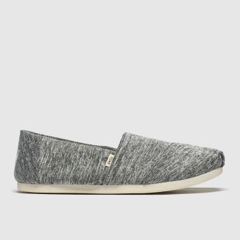 TOMS grey alpargata slip repreve flat shoes TOMS grey alpargata slip repreve flat shoes