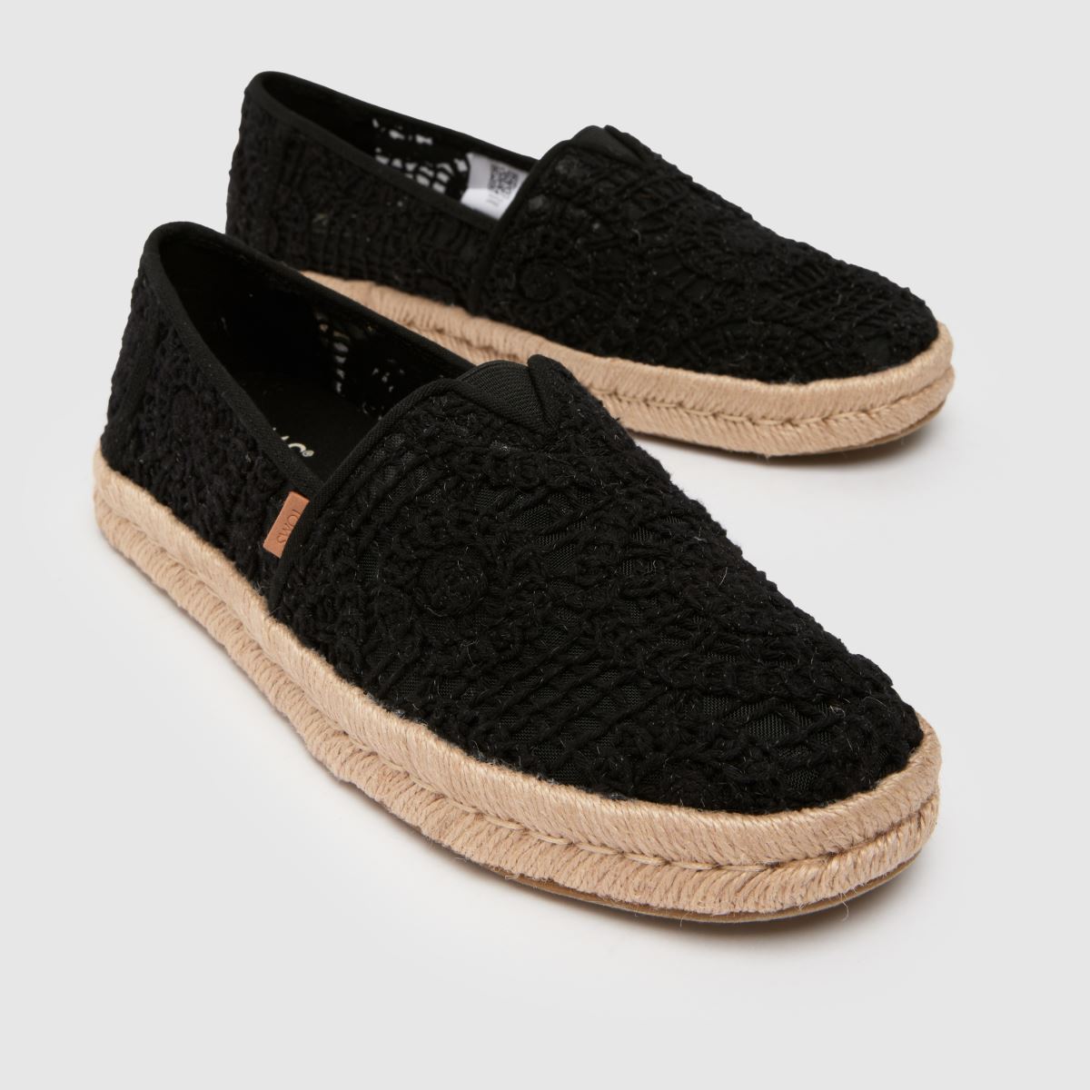 TOMS Alpargata Rope 2.0 in Black TOMS Alpargata Rope 2.0 4