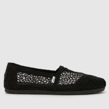 TOMS Alpargata Classic Crochet in Black TOMS Alpargata Classic Crochet,1 of 4