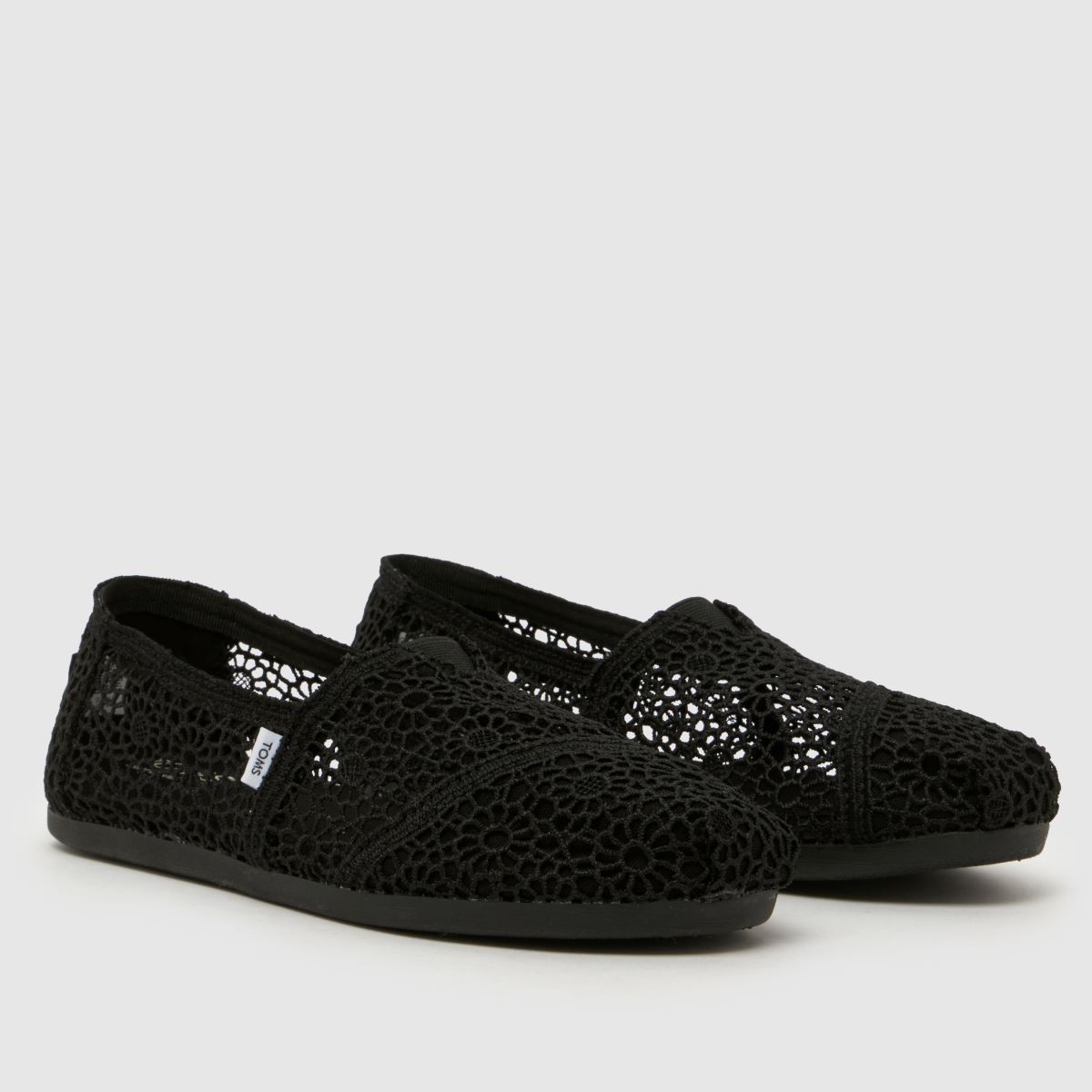TOMS Alpargata Classic Crochet in Black TOMS Alpargata Classic Crochet 3