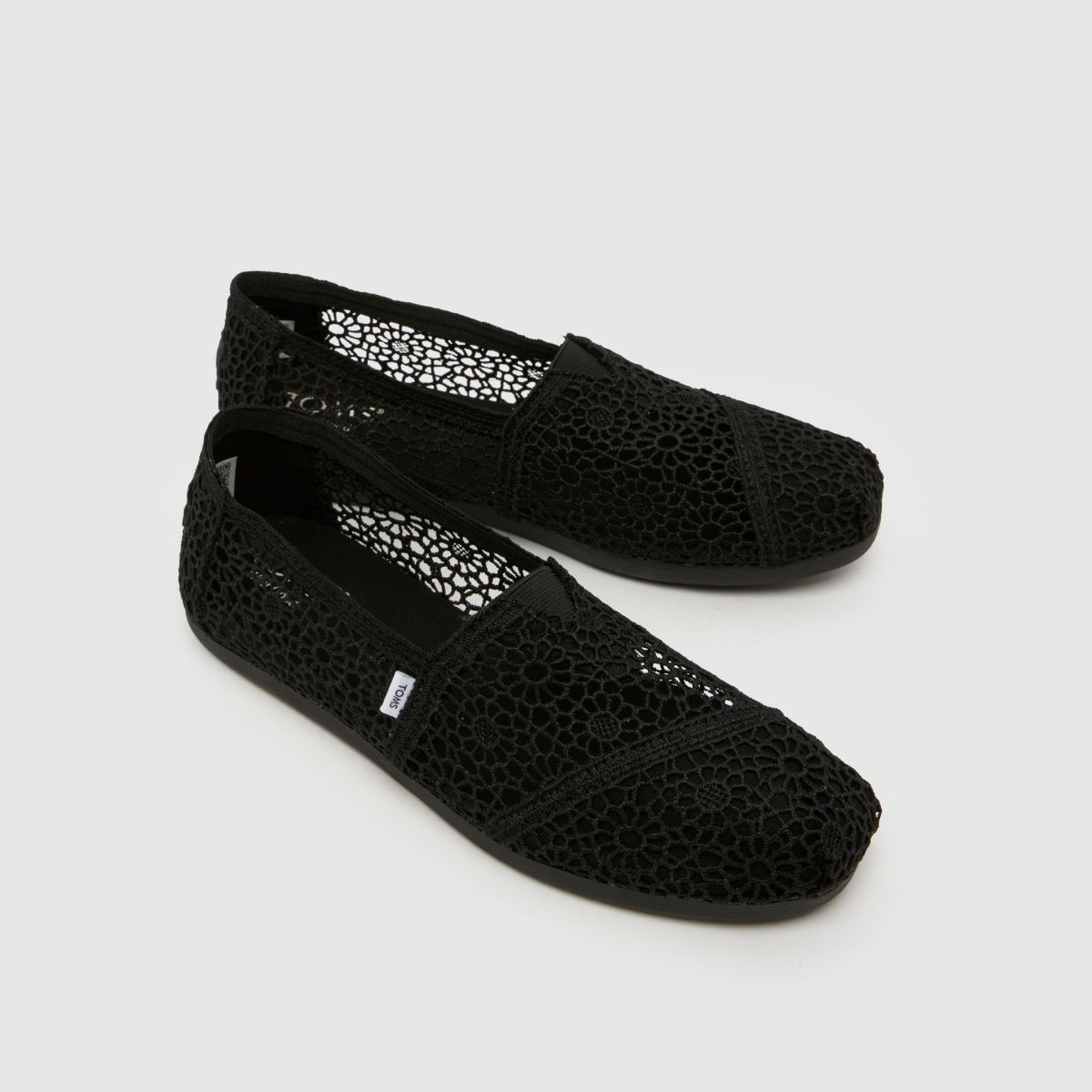 TOMS Alpargata Classic Crochet in Black TOMS Alpargata Classic Crochet 4