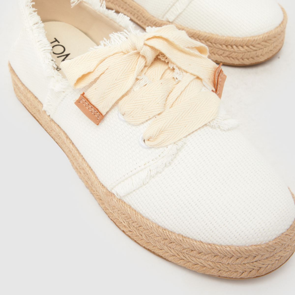 TOMS Carolina Lace Up in Off-White TOMS Carolina Lace Up 4