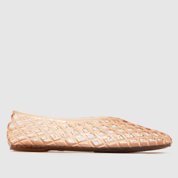 JUJU JELLIES Natural Maddi Ballerina Womens Flats