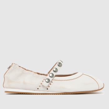 Steve Madden White Anaya-St Sneakerina Womens Flats