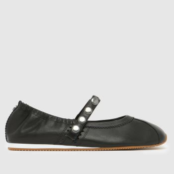 Steve Madden Black Anaya-St Sneakerina Womens Flats