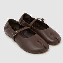 schuh Lusan Split Toe Leather Ballet,1 of 4