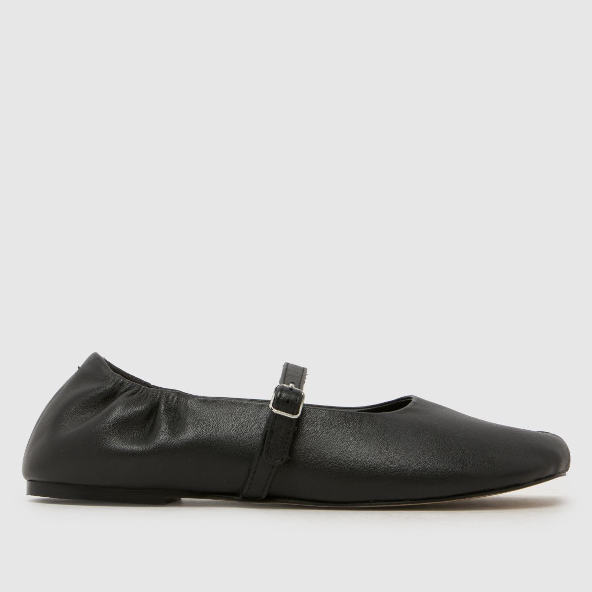 schuh Lusan Split Toe Leather Ballet in Black schuh Lusan Split Toe Leather Ballet 3