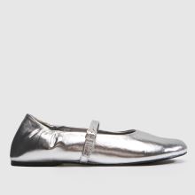 schuh Lusan Split Toe Leather Ballet in Silver schuh Lusan Split Toe Leather Ballet,2 of 4