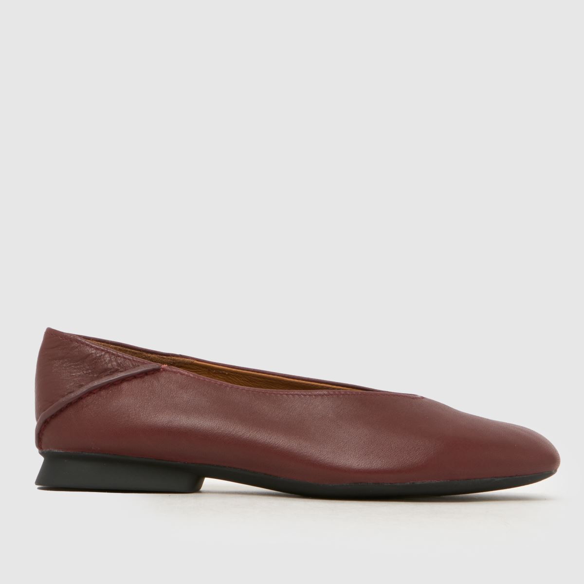 CAMPER Casi Myra Ballerina Flats in Burgundy