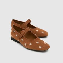 CAMPER Casi Myra Flower Ballerina in Brown CAMPER Casi Myra Flower Ballerina,3 of 4