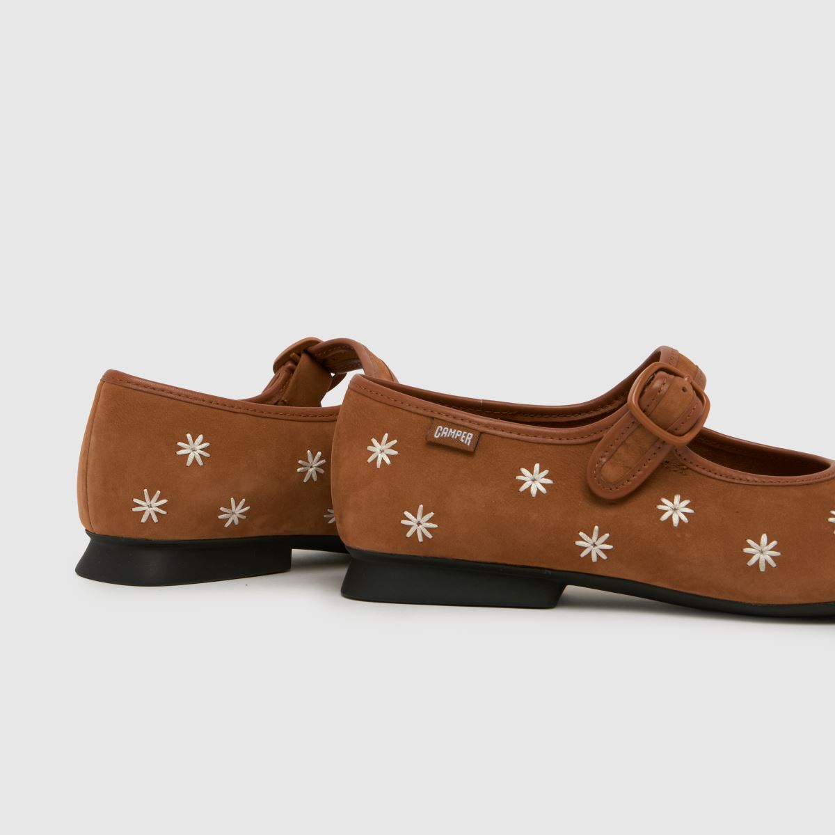 CAMPER Casi Myra Flower Ballerina in Brown CAMPER Casi Myra Flower Ballerina 7