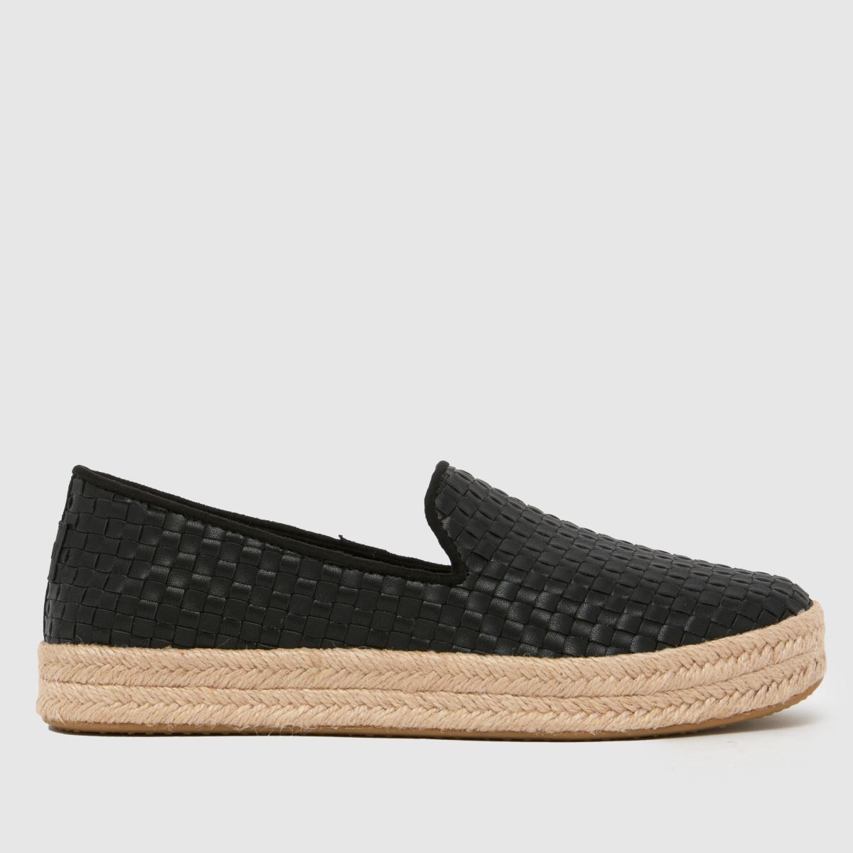 TOMS Carolina Espadrille Flats in Black