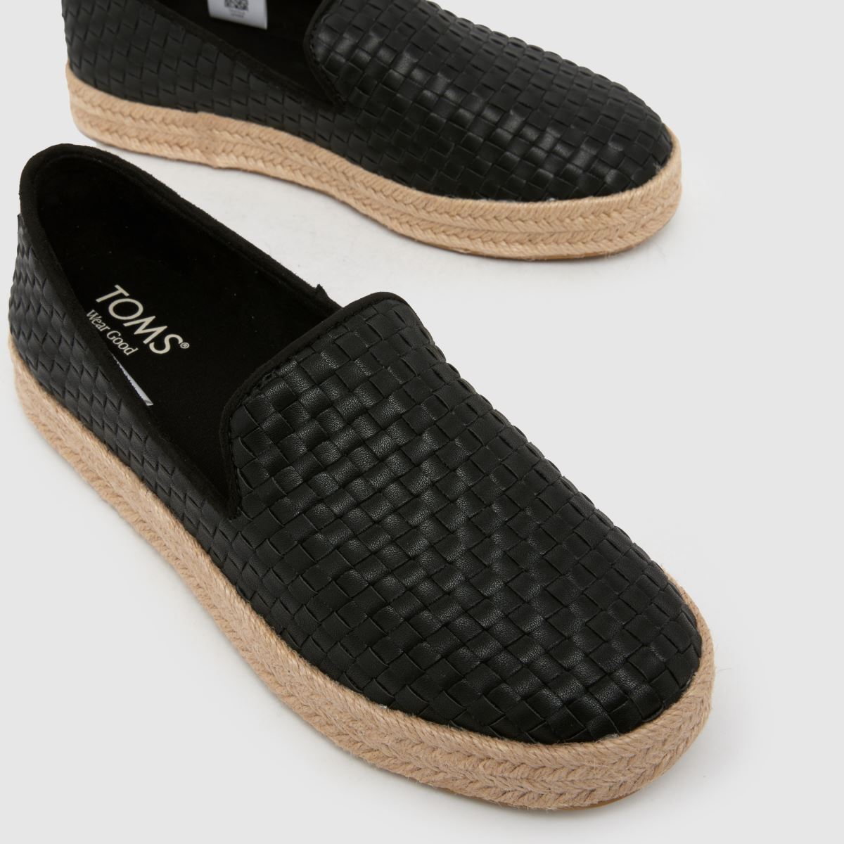 TOMS Carolina Espadrille in Black TOMS Carolina Espadrille 4