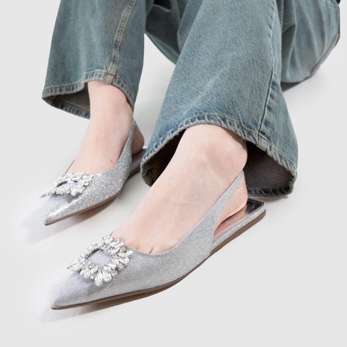 Steve Madden Calista Broach Point in Silver Steve Madden Calista Broach Point 8