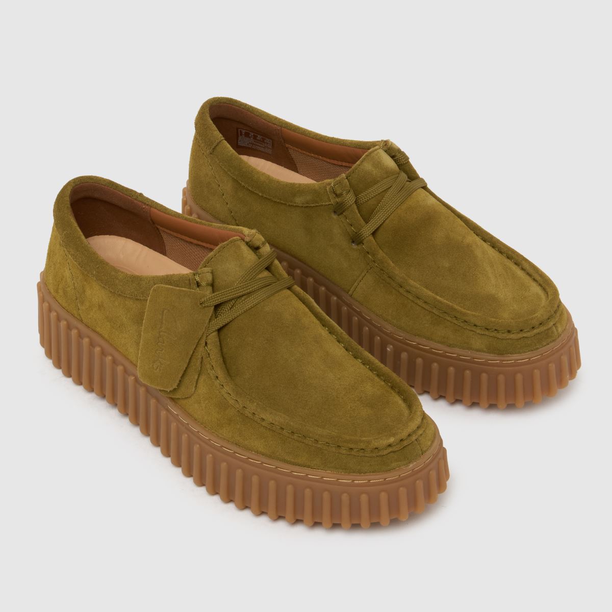 Womens Khaki Clarks Torhill Bee Flat Shoes | schuh