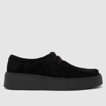 Clarks Black Torview Womens Flats
