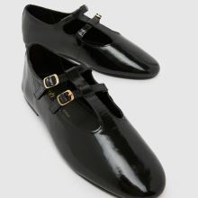 schuh Lamp Leather T-Bar Ballerina in Black schuh Lamp Leather T-Bar Ballerina,3 of 4