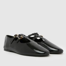 schuh Lamp Leather T-Bar Ballerina in Black schuh Lamp Leather T-Bar Ballerina,2 of 4