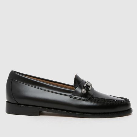 靴 G.H. Bass Weejuns CLAYTON UK7 US8 Womens Black G.H. BASS Weejuns Western Bit Loafer Flat Shoes | schuh