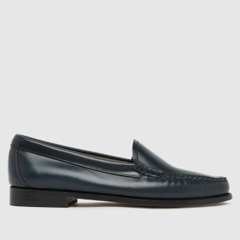 G.H. BASS Navy Weejun Venetian Loafer Womens Flats