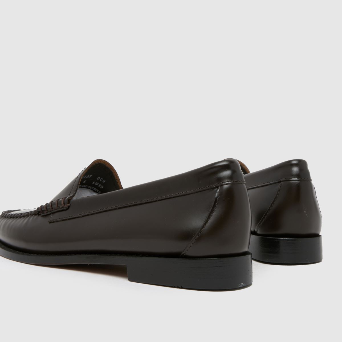 Womens Dark Brown G.H. BASS Weejuns Venetian Loafer Flat Shoes | schuh