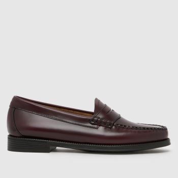G.H. BASS Burgundy Weejuns Penny Loafer Womens Flats