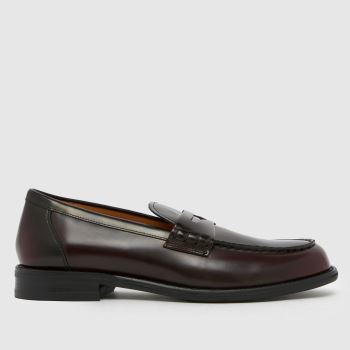 Vagabond Shoemakers Burgundy Linn Loafer Womens Flats