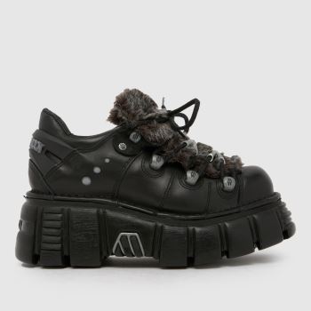 NEW ROCK Black Classic Low Womens Flats