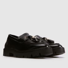 schuh Wide Fit Livvy Chunky Loafer in Black schuh Livvy Chunky Loafer,2 of 4